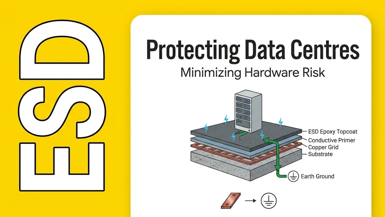 Is Your Data Centre Floor Its Weakest Link? ESD Epoxy Flooring Explained